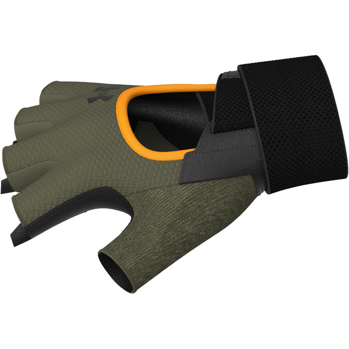 Рукавички для важкої атлетики Under Armour Half Finger (L, Marine Od Grün / Schwarz / Schwarz)