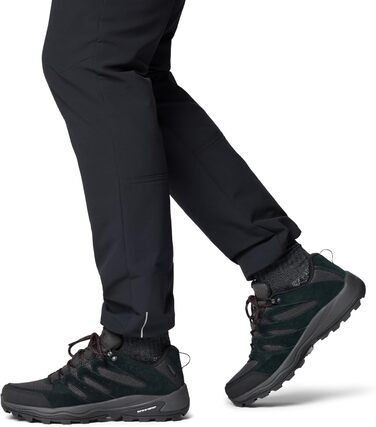 Чоловічі трекінгові черевики Columbia Redmond™ IV Low Waterproof Mid Rise, 49 EU, Black Mountain Red