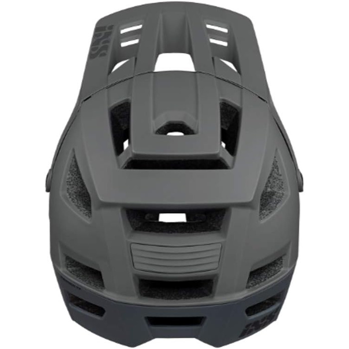 Велосипедний шолом IXS Trigger FF сірий, фулфейс, захист для MTB