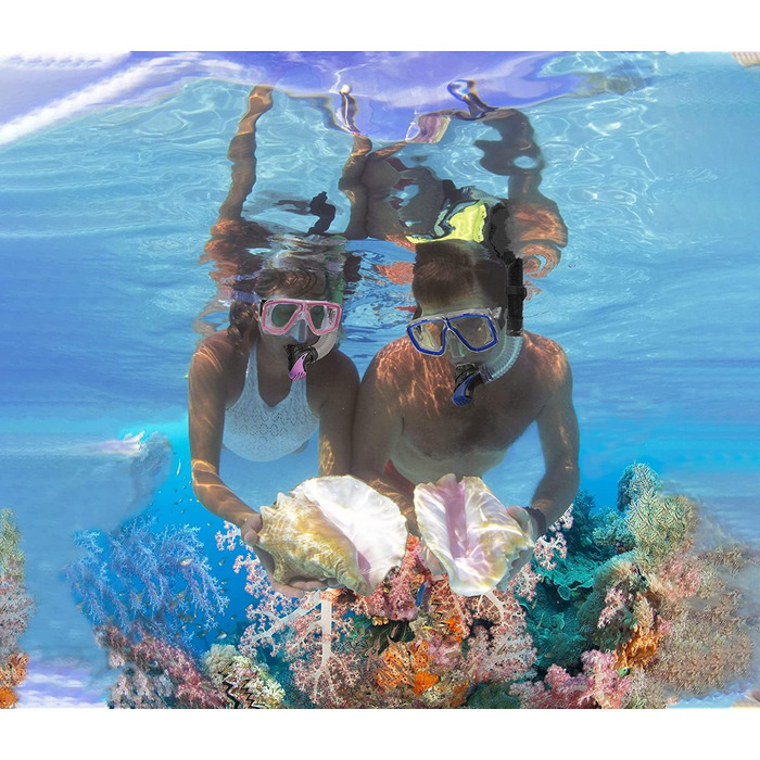 Набір для снорклінгу для дорослих з ластами, маскою та сухим снорклом, у комплекті сумка