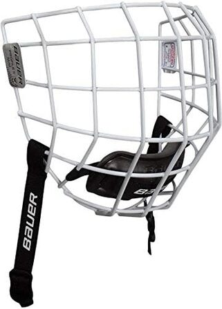 Захисна хокейна маска BAUER PROFILE II Visier, розмір XS, біла