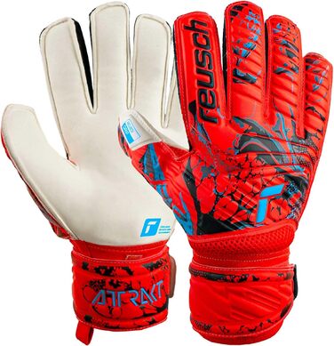 Воротарські рукавички Reusch Attrakt Grip чоловічі, червоно-сині, розмір 10