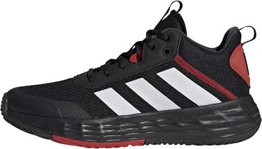 Кросівки баскетбольні adidas Own The Game 2.0 Lightmotion Mid, 42 2/3 EU, чорний/білий/карбон