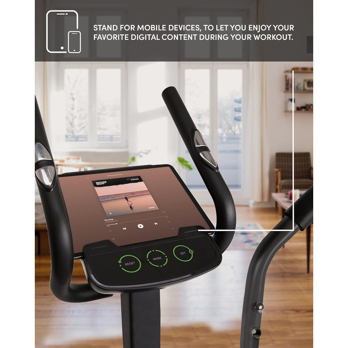 Zipro Crosstrainer Hulk: Магнітний тренажер для дому, до 150 кг, чорний