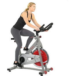 Велотренажер Sunny Health & Fitness Pro II з тримачем для пристроїв та розширеним дисплеєм, SF-B1995, для дому