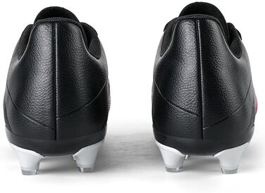 Футбольні черевики для чоловіків та хлопців, чорно-червоні, з шипами для штучного покриття, для тренувань та змагань