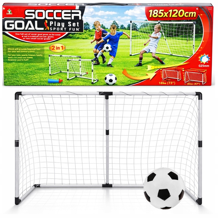 Футбольні ворота 2в1 для тренувань та ігор