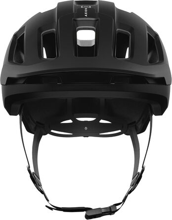 Велошолом POC Axion Race MIPS для трейл-райдерів, захисна технологія MIPS Integra, максимальний комфорт і безпека, розмір L (59-62 см), матовий чорний/білий