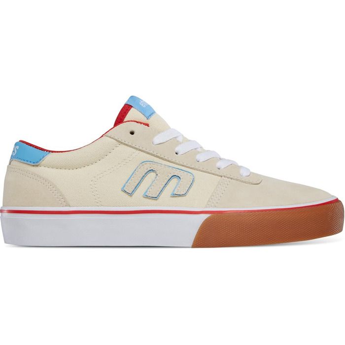 Жіноче скейт-взуття Etnies Calli-Vulc, білий колір, підошва Gummi, розмір 35.5 EU