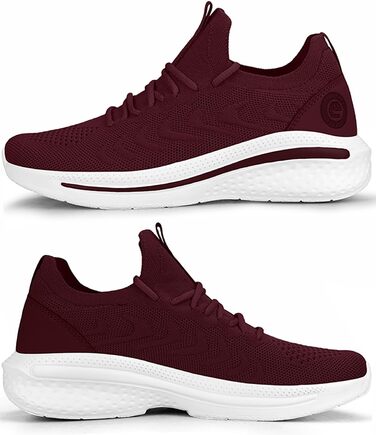 Жіночі кросівки для бігу та фітнесу. Легкі, дихаючі, з неслизькою підошвою. Колір: бордовий, розмір EU 42