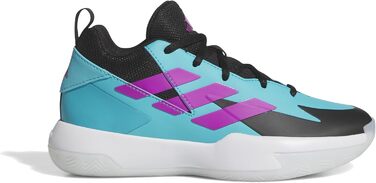 Кросівки баскетбольні adidas Cross 'Em Up Select Unisex, 40 EU, Lucid Cyan/Core Black/Purple Burst