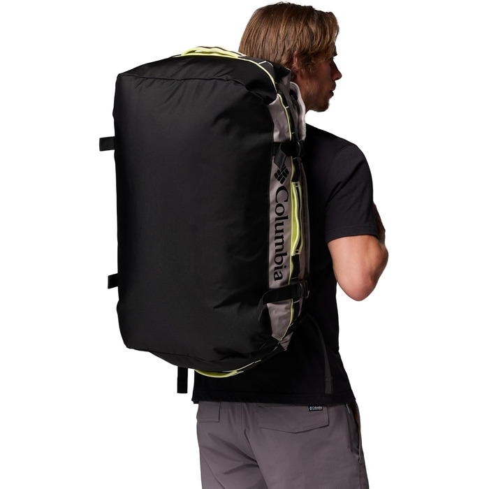 Унісекс спортивна сумка-даффл Columbia Landroamer 60L, Flint Grey/Black/Citron Haze