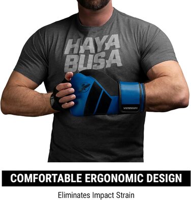 Боксерські рукавички Hayabusa S4 з екошкіри для чоловіків, жінок та дітей, різні ваги (12oz), для тренувань, спарингу, кікбоксингу, бойових мистецтв, Taekwondo, MMA, Muay Thai, блакитні