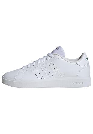 Кросівки adidas Advantage Base 2.0 унісекс, білі з зеленим (Cloud White/Collegiate Green), розмір 42 2/3 EU