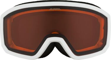 ALPINA Uniex Kinder Carabeo Jr. Kibrille (1 шт.) - білий з рожевим матовим покриттям