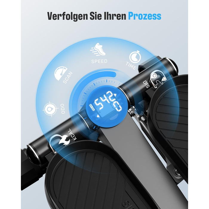 Сходиця для тренувань Sportsroyals – степпер з тросами для дому, для тренування ніг, рук та сідниць, покращена модель