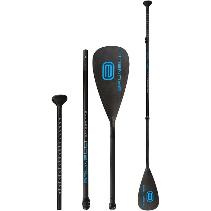 Професійне SUP весло Brunelli Carbon PRO, 3-секційне, надлегке 700 г