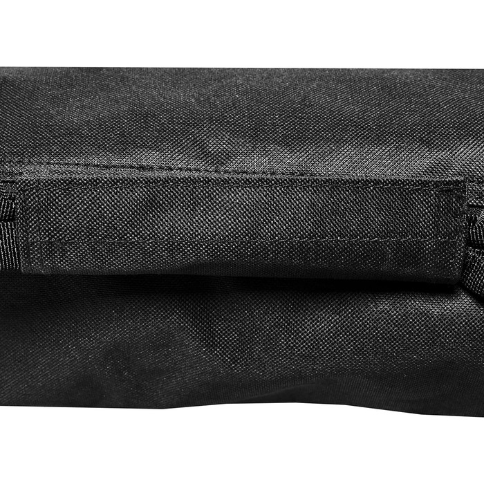 Чохол для лиж Black Crevice Nordic 210 см, міцний 600D/PVC, для 1 пари, подвійна блискавка, ремінь, чорний/срібний