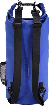 Водонепроникний мішок Cressi Dry Bag для дайвінгу, плавання, риболовлі, водних видів спорту, кемпінгу та сноубордингу, 20 літрів, синій (з блискавкою)