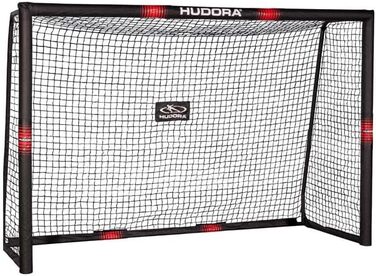 Велике футбольне ворота HUDORA Pro Tect 300x200 см з м'яким покриттям для дітей і дорослих, захисна сітка, для вулиці