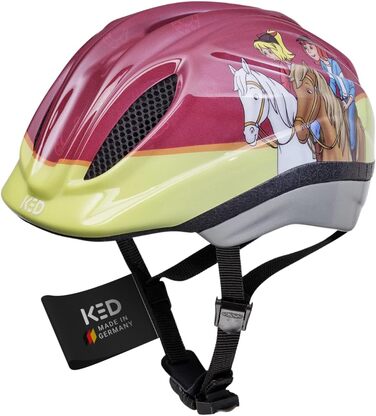 Дитячий велошолом KED Meggy II Originals 52-58 червоний Bibi&Tina