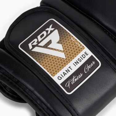 Боксерські рукавички RDX BGR-F7-BLACK-GOLD-10, 10 унцій