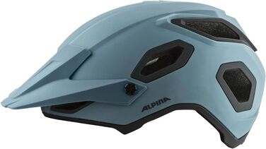 Велошолом ALPINA COMOX Enduro, ударостійкий, регульований, dirtblue матовий, для дорослих, 52-57 см