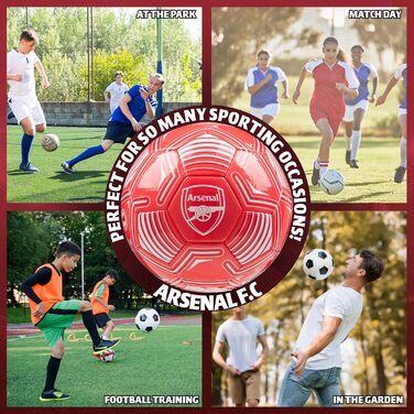 Футбольний м’яч Arsenal FC, офіційний, розмір 3/4/5, червоний, подарунок для фанатів