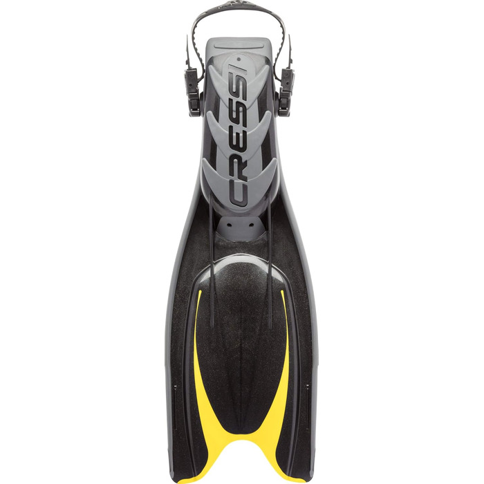 Ласти Cressi Frog Plus M/L (42-45) чорні/жовті - для плавання та дайвінгу