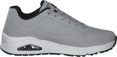 Кросівки чоловічі Skechers UNO Stand ON AIR, сірий/чорний, 41.5 EU