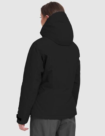 GEYSE Daen: Водонепроникна зимова куртка, сноуборд, снігова куртка, ізольована, з капюшоном, кольори: фіолетовий, помаранчево-фіолетовий (S, чорний)