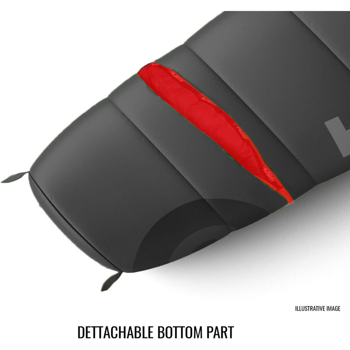 Дитячий спальний мішок Husky Magic grün - зростаючий, для дітей