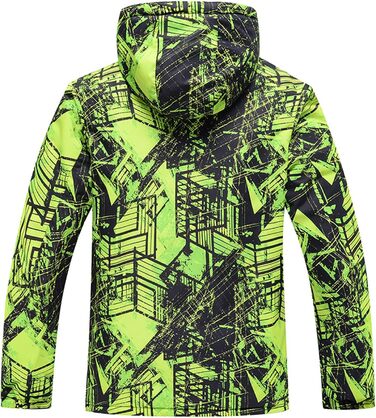 WOWULOVELY Зимовий комбінезон для чоловіків, водонепроникний, вітронепроникний, комплект куртки та штанів, ізольований, для сноуборду та катання на лижах, XXL, колір зелений