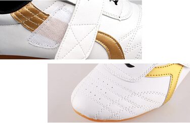 Взуття для тхеквондо Dilwe: дихаючі кросівки для кікбоксингу, тай-чі, конфу, для дорослих та дітей (34 розмір, довжина устілки 22 см)