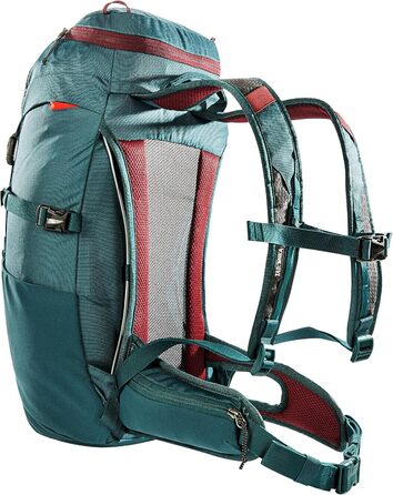Рюкзак для туризму Tatonka Hike Pack 22 л з вентильованою спинкою та дощовиком, легкий, зручний, зелений
