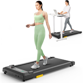 UREVO Smart Walking Pad: Бігова доріжка під стіл з двома амортизаторами, керування через додаток, для дому та офісу