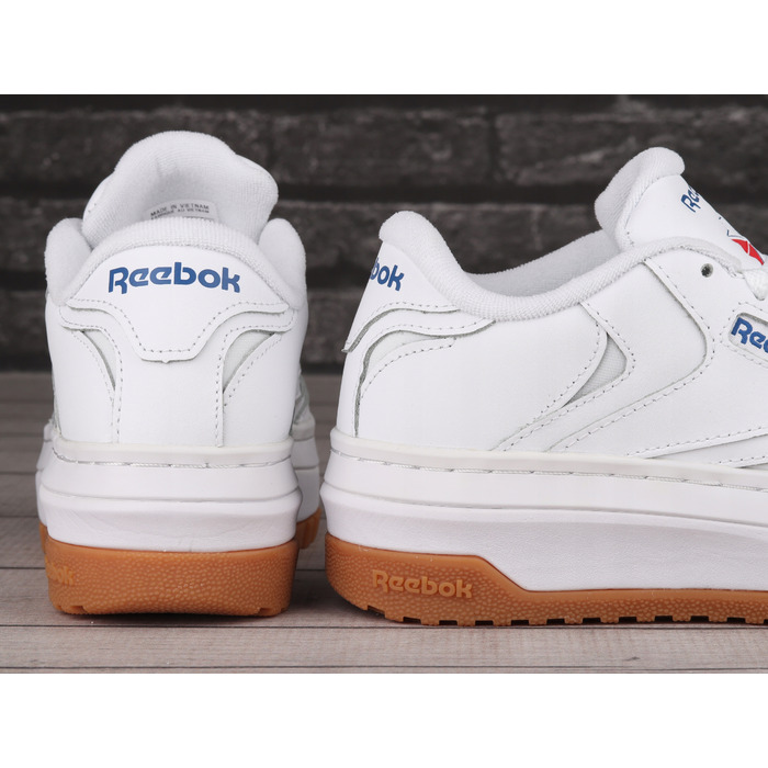 Кросівки Reebok білі шкіряні, низькі, на шнурівці, розмір 37