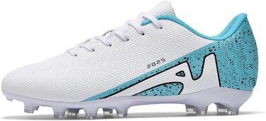 Футбольні бутси KUUK для штучного покриття та залу: чоловічі, дитячі, для тренувань та гри, AG, FG, TF, білі, 42 EU