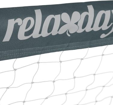 Футбольні ворота Relaxdays для саду, для дітей і дорослих, металеві, міцні, сірі, 110x150x75 см