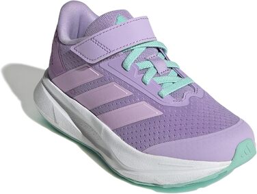 Дитячі кросівки Adidas Duramo SL2 Hook and Loop - унісекс, 34 EU, кольори: Powder Plum, Ice Lavender, Flash Aqua