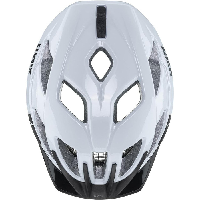 Велошолом Uvex Active для жінок і чоловіків, регульований, з можливістю LED-підсвітки, хмарно-сріблястий, розмір 56-60 см