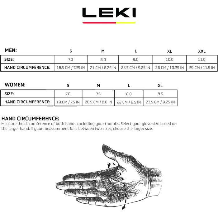 Рукавички LEKI Detect XT 3D для лиж та сноуборду
