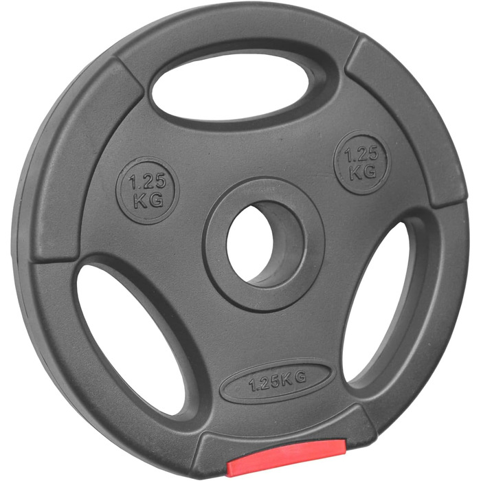 POWER-XTREME Диски для штанги 30/31 мм, пластик, пісок-бетон, з ручками, вибір ваги 1,25-15 кг