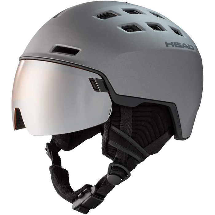 Гірськолижний шолом Head Radar Visier Graphite Black 20/21