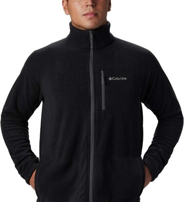 Чоловіча флісова куртка Columbia Fast Trek II Full Zip чорного кольору, розмір M