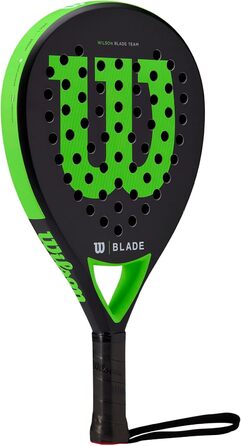 Падельна ракетка Wilson Blade Team v2, скловолокно/EVA, 370 г, чорна/неонова зелена