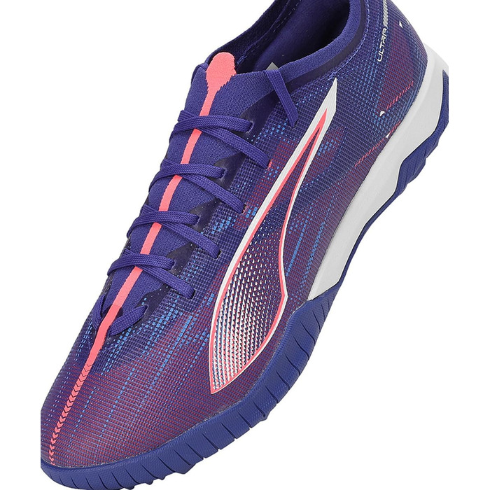 Кросівки футбольні PUMA Ultra 5 Match TT для дитячого футболу, 39 EU, Lapis Lazuli/Puma White/Sunset Glow