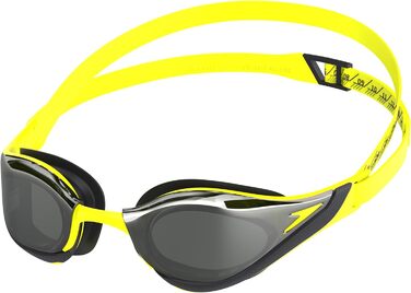 Окуляри для плавання Speedo Fastskin Pure Focus | Змагальні окуляри | Антизапітніння | Водонепроникні, Жовтий/Кобальт/Смарагдовий, Універсальний розмір