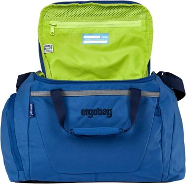 Дитяча спортивна сумка ergobag з відділенням для вологих речей, 20 л, Bärnsteinhöhle, темно-синя
