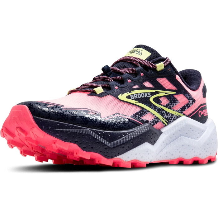 Жіночі кросівки Brooks Caldera 7 Rosa Peacoat Sonniges Limettengrün (38 EU)